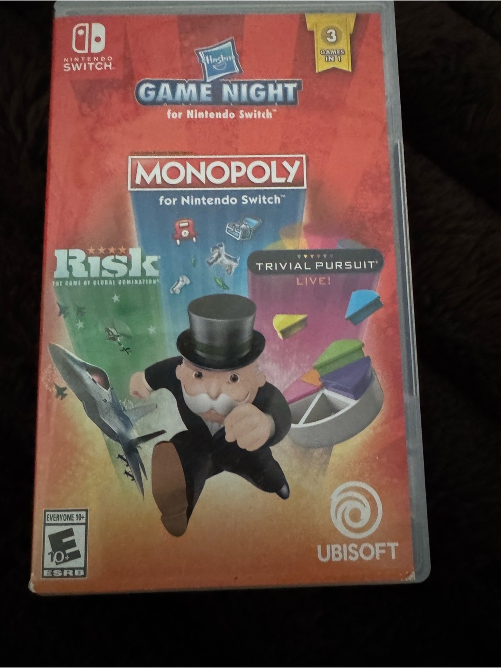 Ubisoft Game Night: Monopoly, Risk & Trivial Pursuit for Nintendo Switch - Red